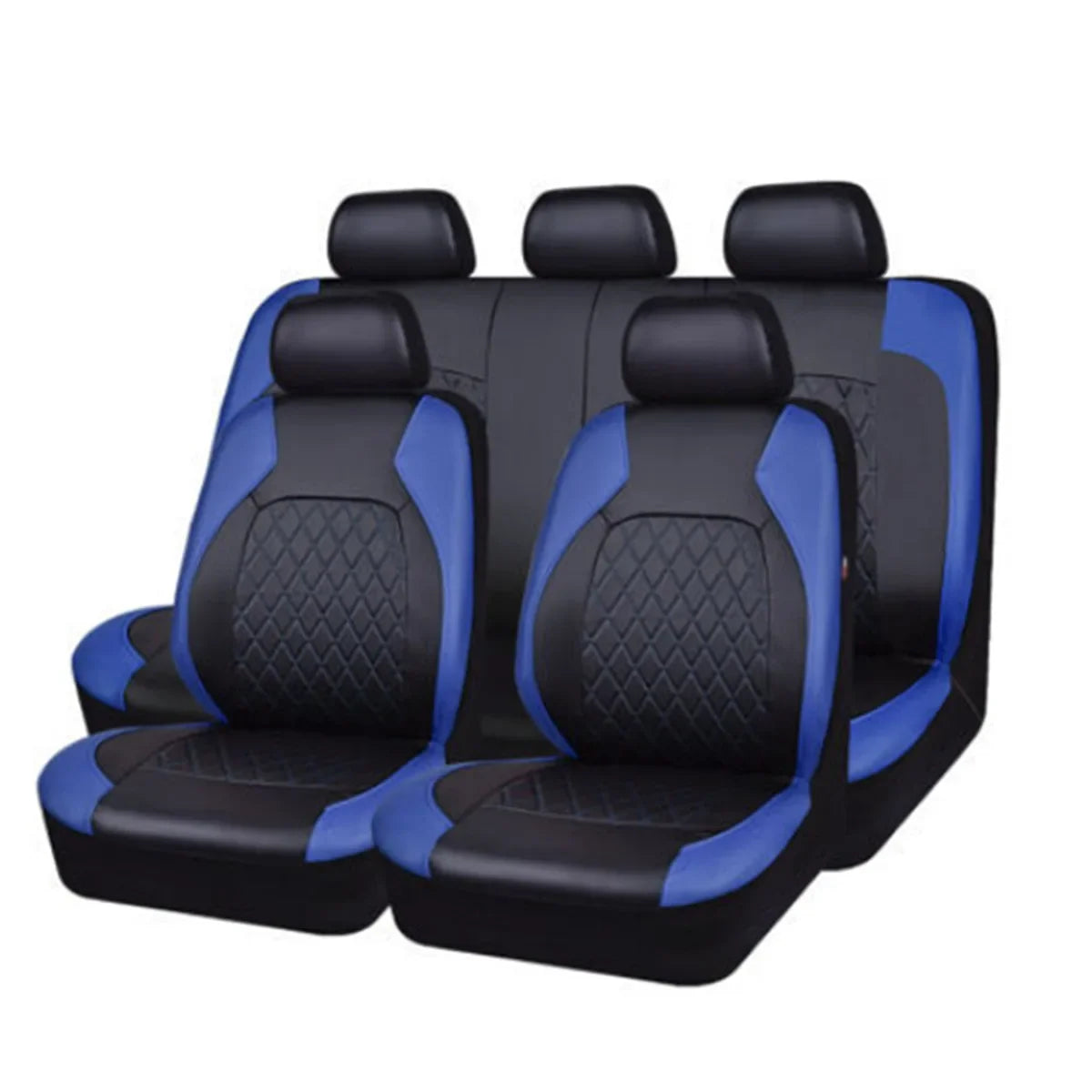 Premium PU Leather Car Seat Cover Set – Full Protection for Sedans, SUVs & Trucks