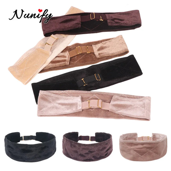 Adjustable Velvet Wig Grip Headband