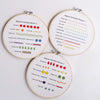 Embroidery Stitch Practice Kit with 30 Stitches for Beginners