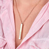 Hidden Message Slide Bar Necklace