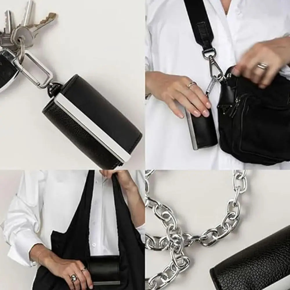 Compact Keychain Tote Bag – Foldable & Reusable Shopping Bag