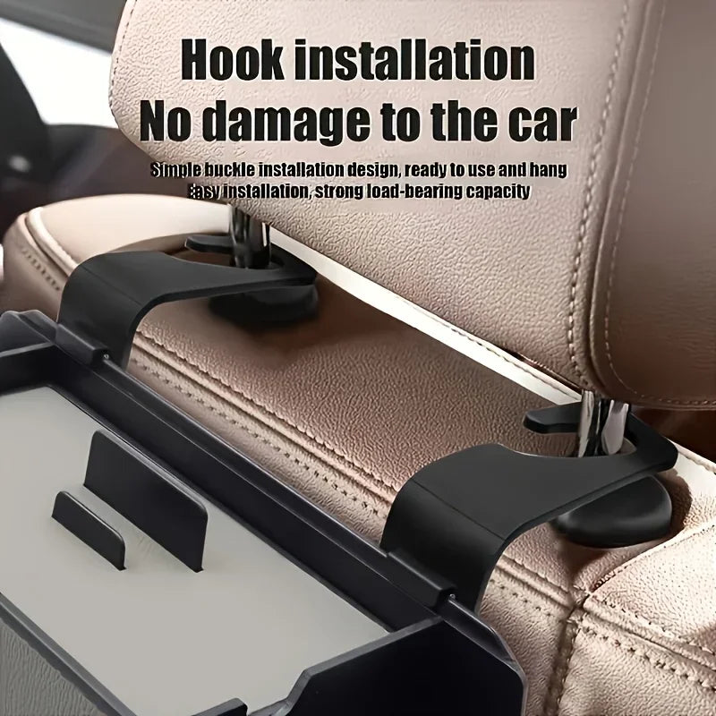 Multifunctional Car Seat Back Organizer with Phone and Cup Holders