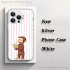 Coque de téléphone avec design de singe mignon pour iPhone