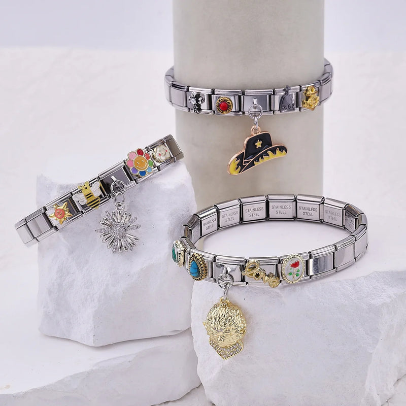 Pulsera de Charm Estilo Vaquero del Oeste