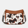 Moon Curve PU Leather Crossbody Bag