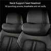 Ergonomic Nappa Leather Car Neck Support Pillow