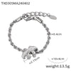 Ensemble de bijoux en chaîne torsadée avec cristaux