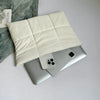 Weiche Polyester-Clutch mit Reißverschluss