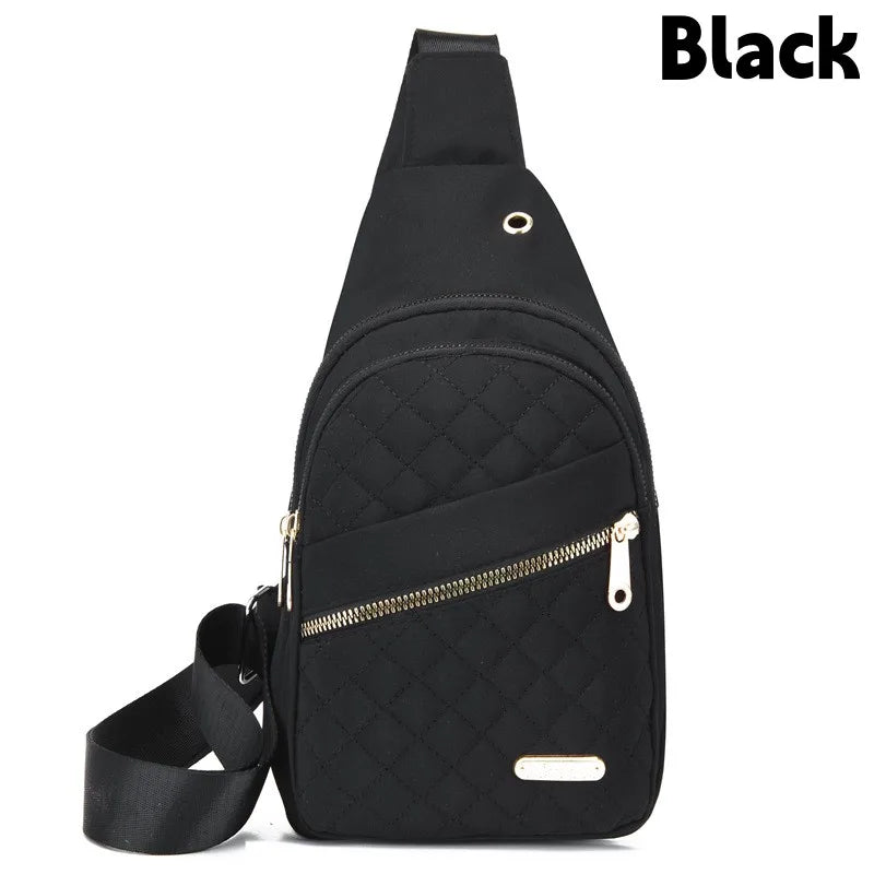 Women's Waterproof Sling Crossbody Bag with Adjustable Strap