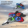 Stunt Foam Glider Drone with LED Lights and Intelligent Hover