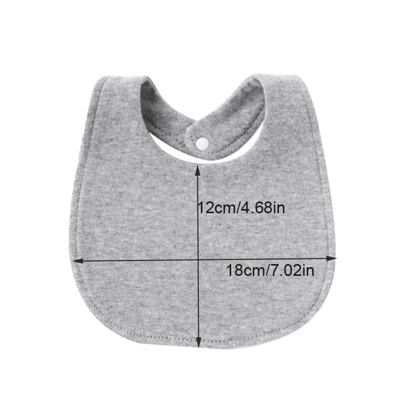 100% Cotton Baby Bibs Set for Newborns