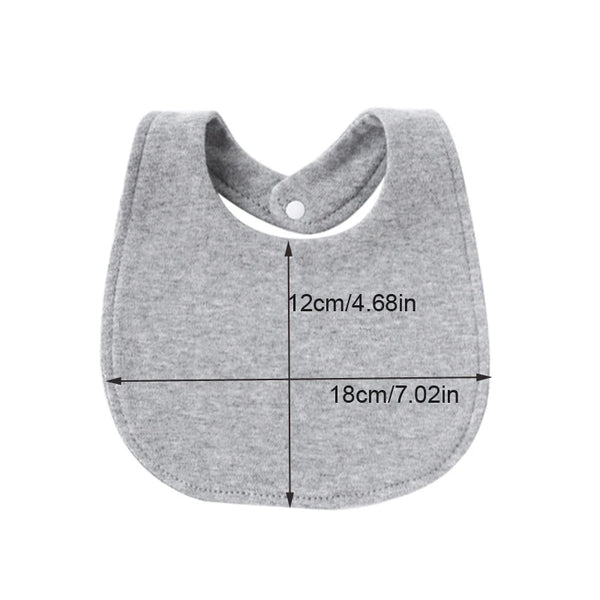 100% Cotton Baby Bibs Set for Newborns