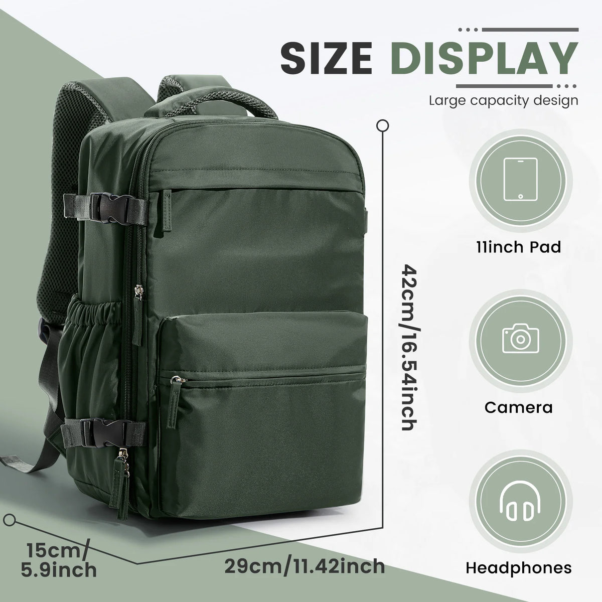 Travel Compression Backpack with Vacuum Storage