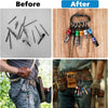 Before and after comparison of a magnetic hex bit holder keychain tool.