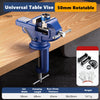 360° Swivel Clamp-On Table Vise for Workbench