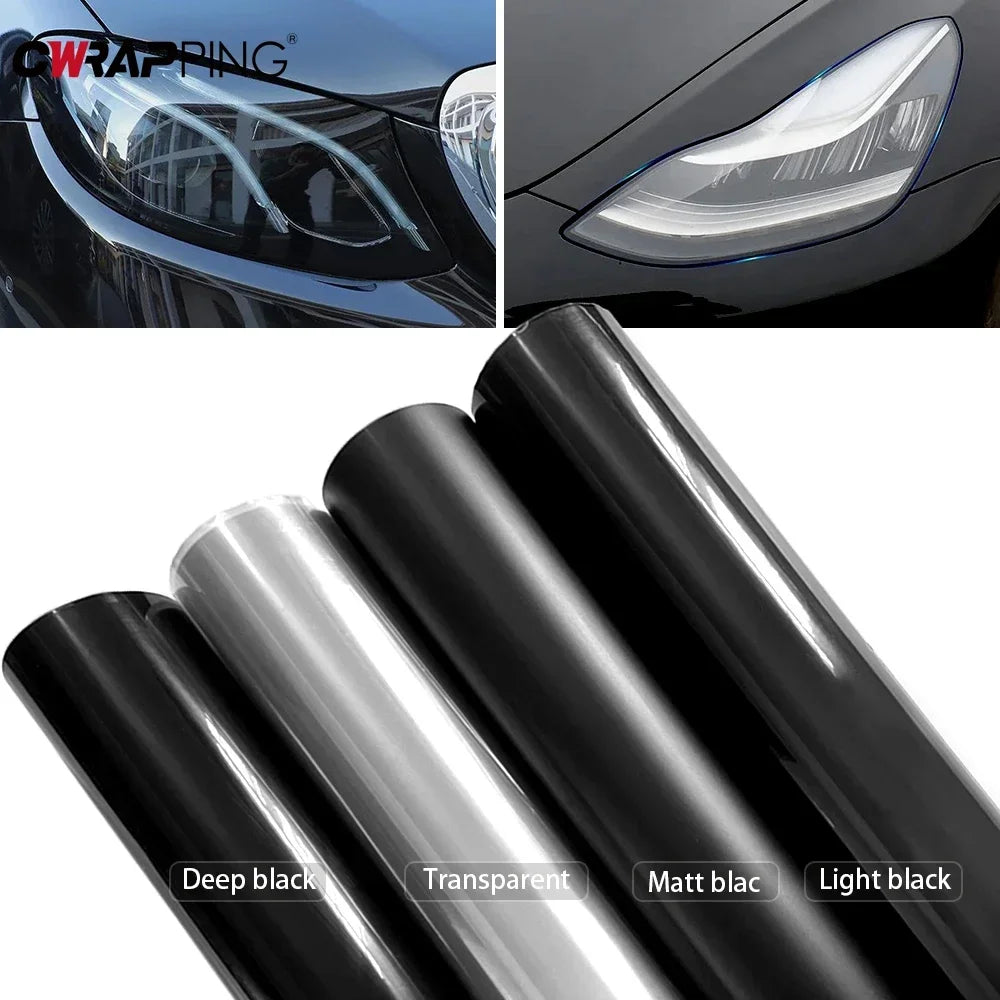 Smoke Black Car Headlight & Taillight Tint Film