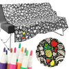 Reusable Coloring Blanket with 24 Markers