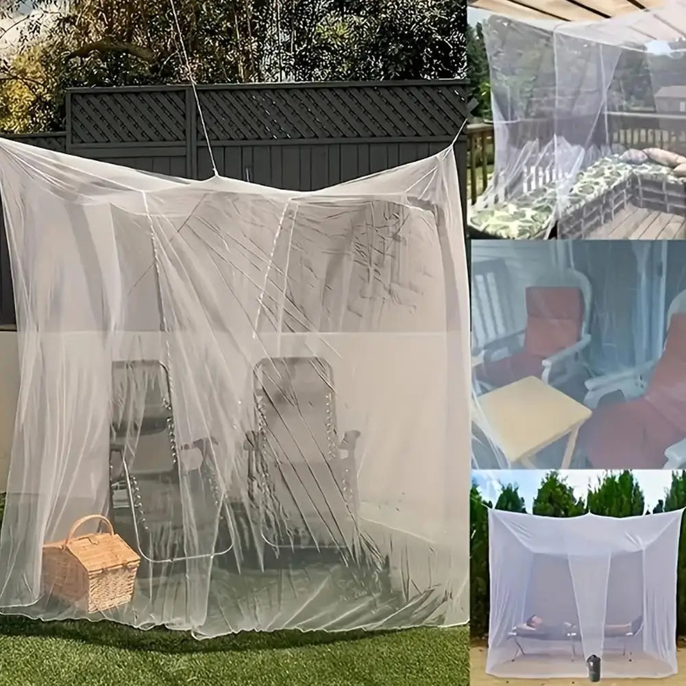 Extra-Large Mosquito Net Canopy for Patio, Camping & Bedroom