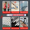 A collection of long nib markers used for various crafts including home decoration, wood processing, glass manufacturing, pla