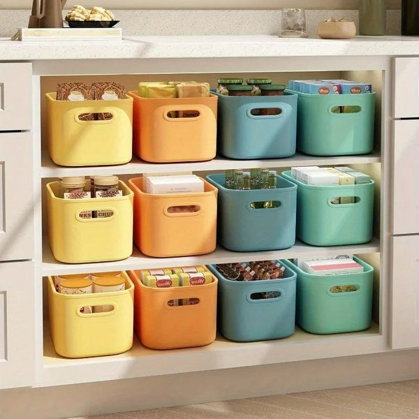 Modern Stackable Storage Bins with Lids