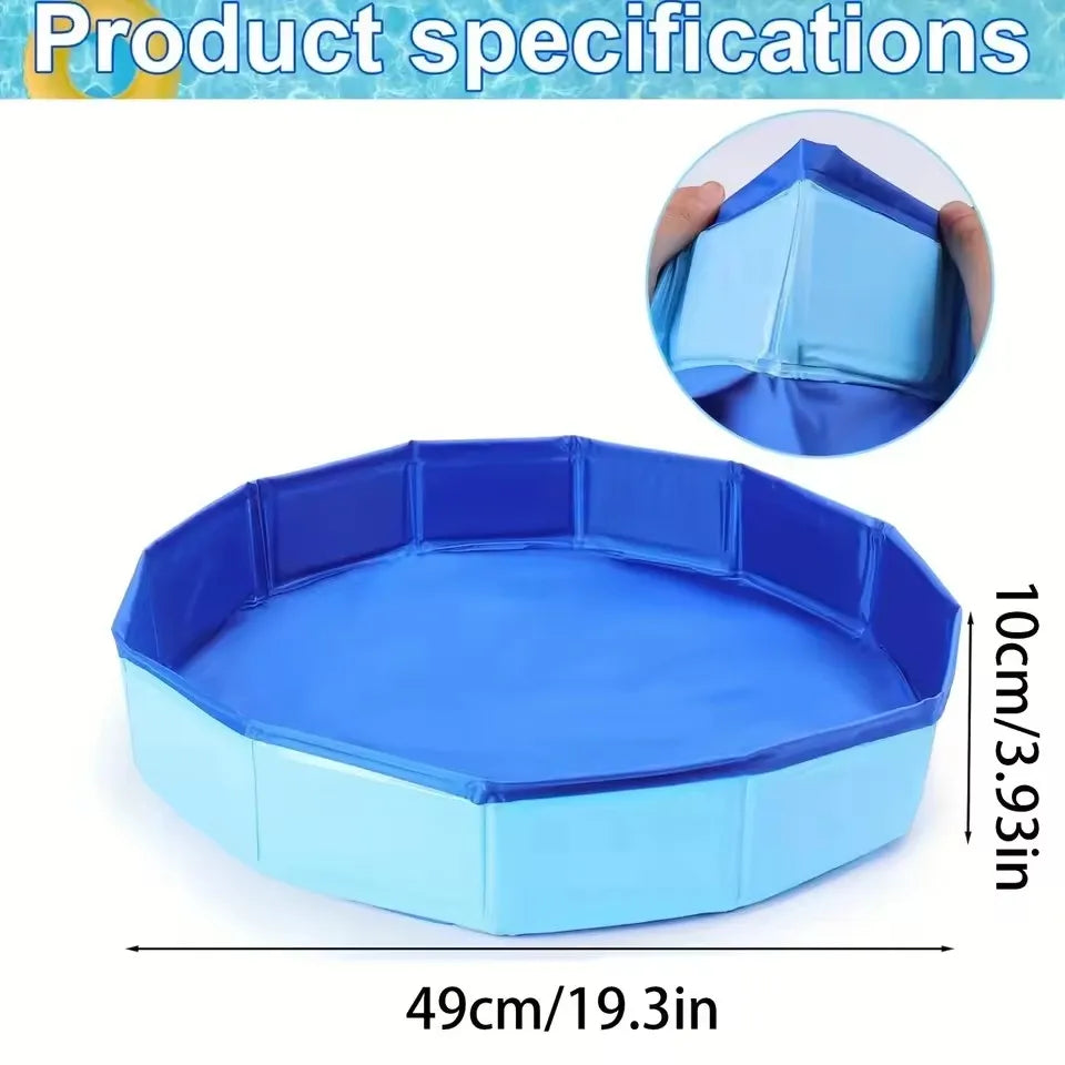 Foldable Foot Bath Basin – Portable Spa Basin for Travel, Camping, and Poolside Use