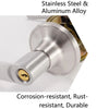 Aluminum Alloy Entry Door Knob Lock with Keys