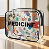 Transparent Travel Makeup Bag with Large Capacity Organizer
