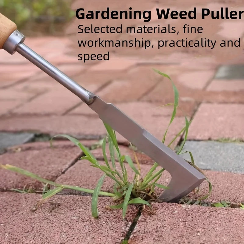 Stainless Steel L-Shaped Weeding Tool