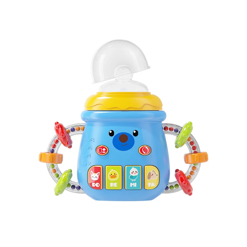 Baby Musical Feeding Bottle Pacifier Rattle Toy