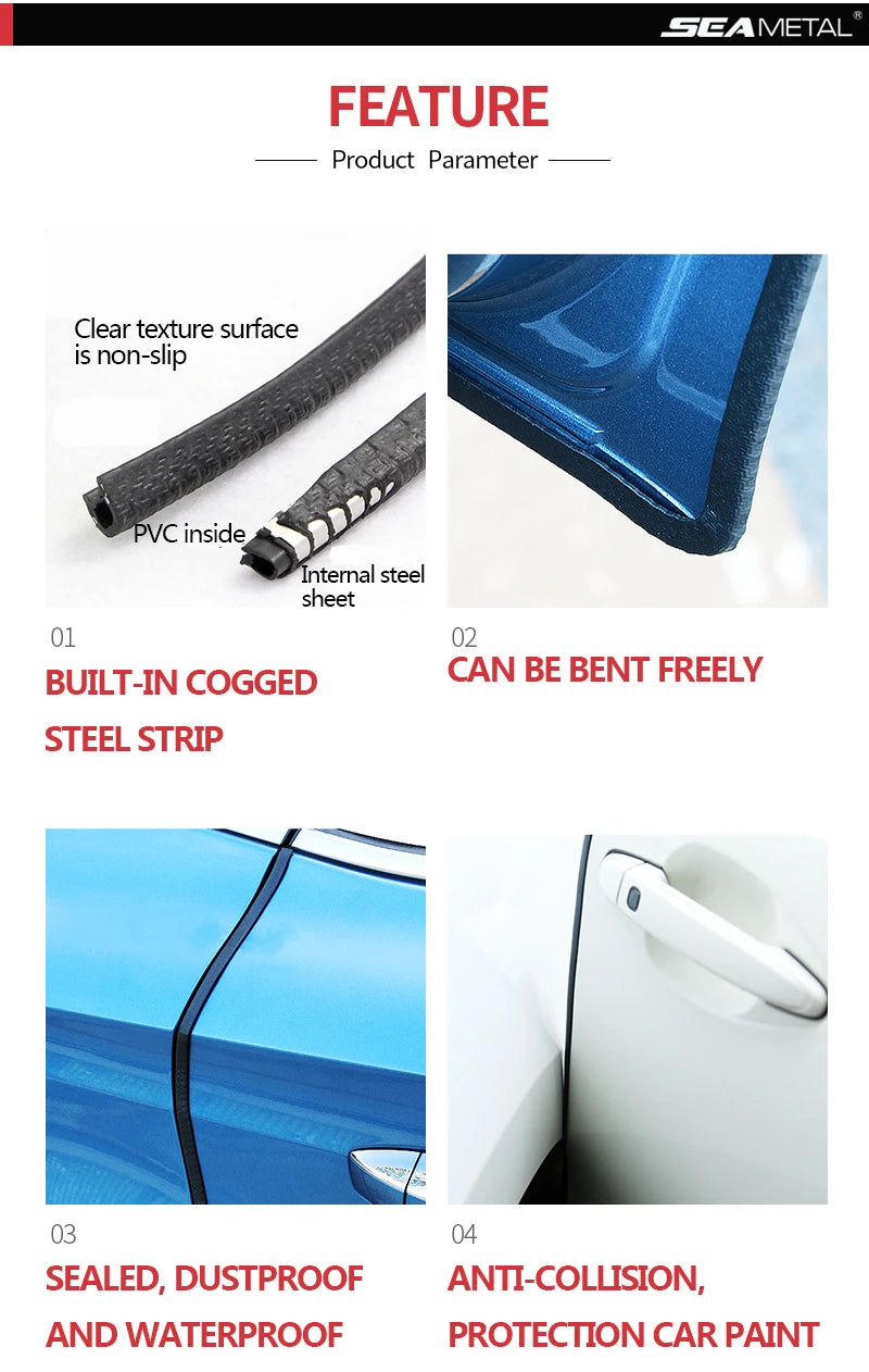 Universal Car Door Edge Protector Strip