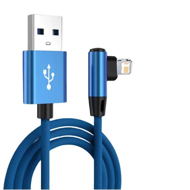 Cable USB-C a Lightning en L de 90 Grados