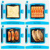 Microwave-Safe Silicone Toast & Sandwich Crisper