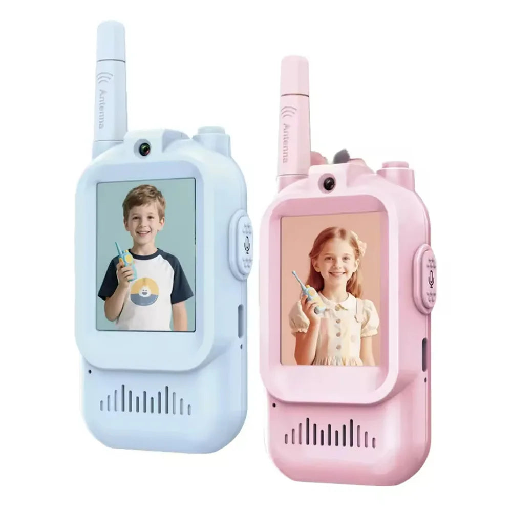 Kids Video Walkie-Talkies with Screen, Two-Way Communication