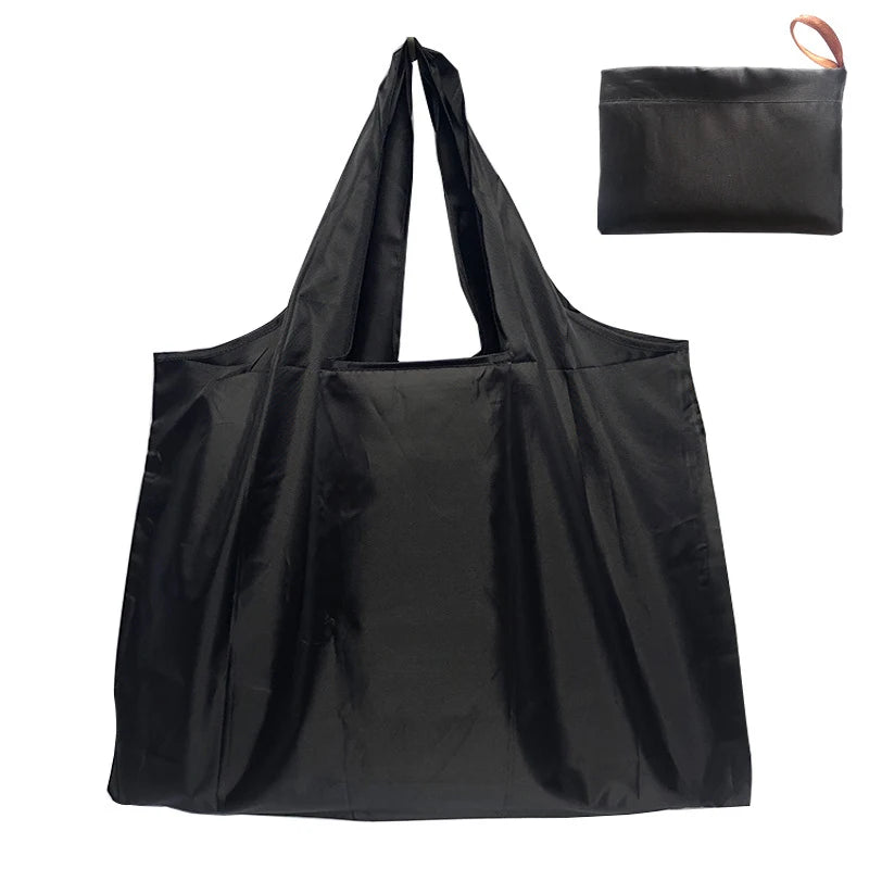 Folding Shopping Bag with Large Capacity and Waterproof Design