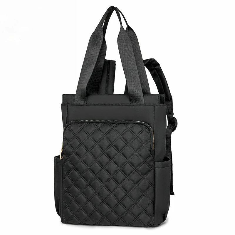 Quilted 2-in-1 Tote and Rucksack for Women