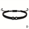 Personalized Alphabet Heart Bracelet