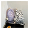 Butterfly Print Canvas Backpack for Women