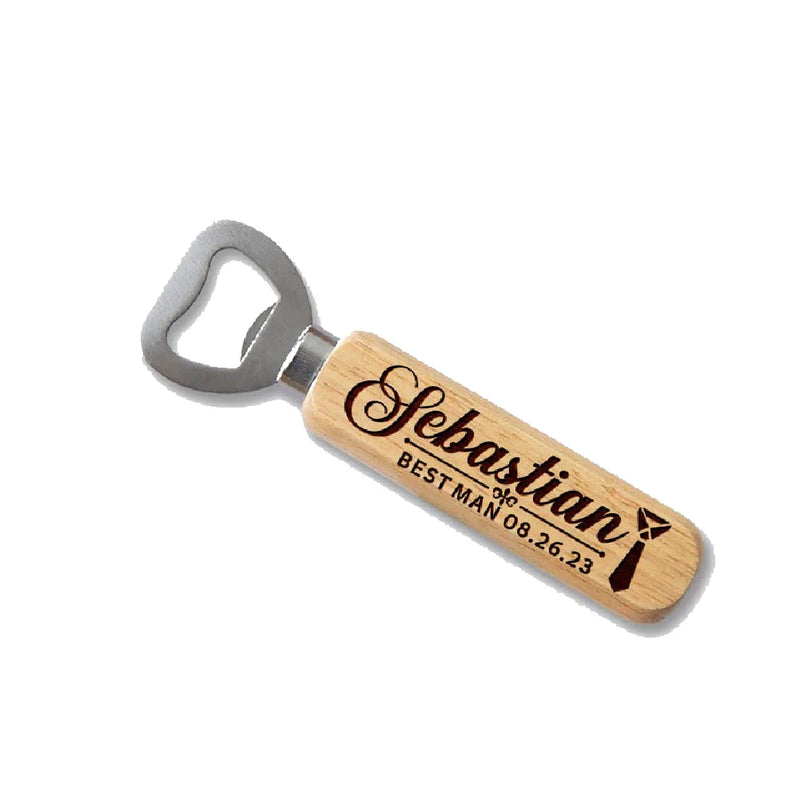 Personalized Wooden Bottle Opener