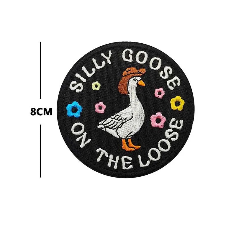 Quirky Animal Applique Patches with Hook and Loop Backing