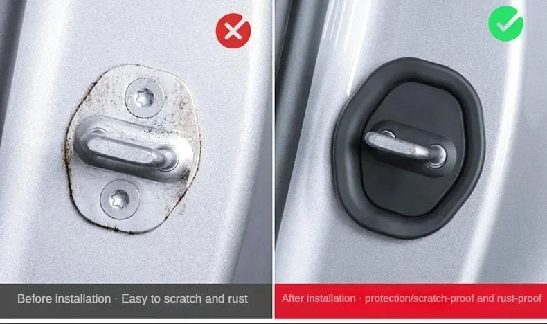 Silicone Car Door Lock Protector Covers for Li Lixiang L6 L7 L8 L9