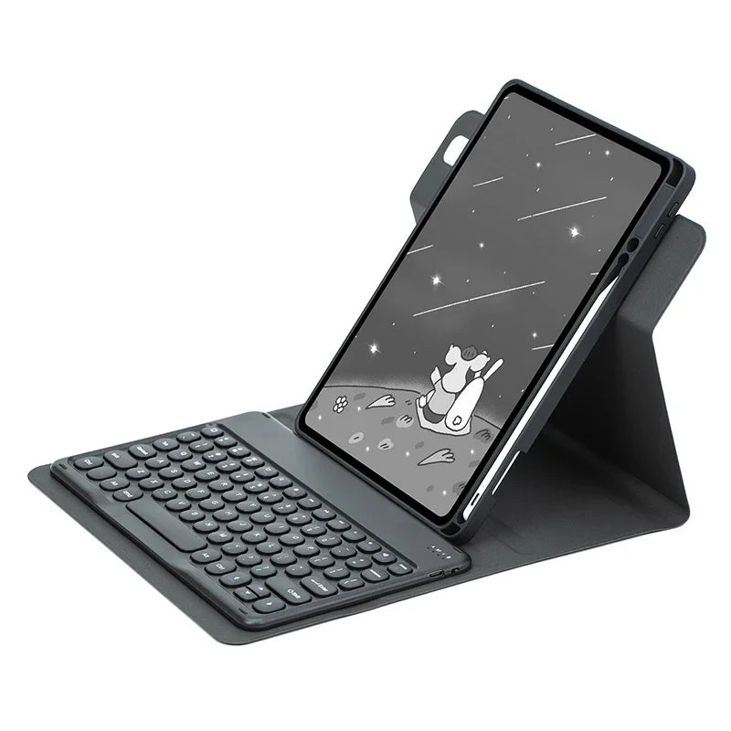 360° Rotating Keyboard Case for iPad with Magnetic Stand