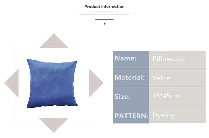 Luxurious Velvet Cushion Cover for Cozy Home Décor