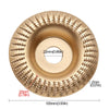 4-Inch Woodworking Sanding Shaping Disc for Angle Grinder