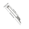 Adjustable stainless steel jar and bottle opener with a long handle