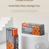 Compact Automatic Floss Dispenser with Refillable Case
