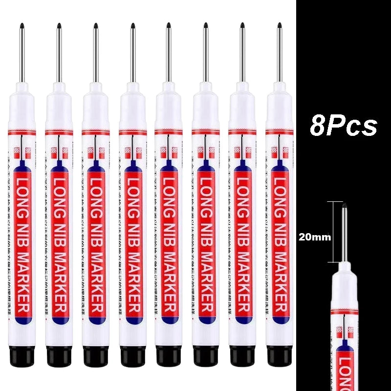 Waterproof Deep Hole Paint Markers for Metal & Woodworking