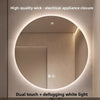 Miroir de Salle de Bains Rond à LED avec Contrôle Tactile Anti-Buée