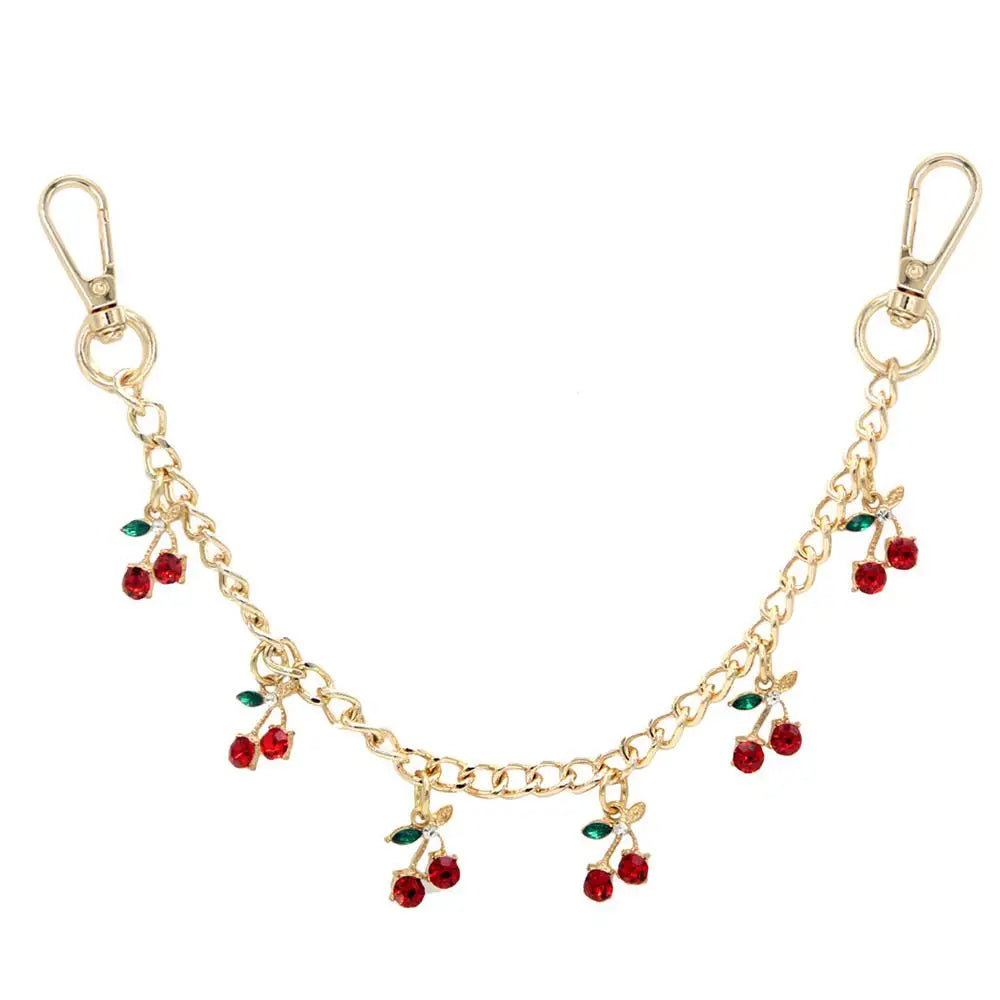 Cherry Charm Bag Chain with Pendant