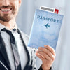 Classic Vintage Leather Passport Holder with Card Slots