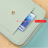 Women's Crossbody Wallet Bag with Touchscreen Phone Pocket